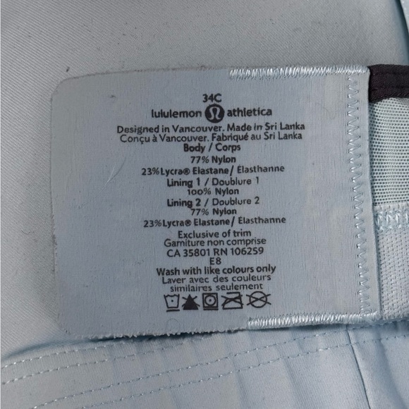 Lululemon Ta Ta Tamer Size 34C Sports Bra Activewear - Picture 7 of 10